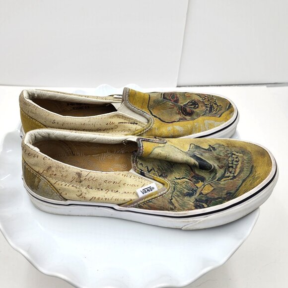 Share VANS x Vincent Van Gogh Museum Amsterdam Skulls Slip-Ons (M7"/W8.5") - Picture 4 of 10